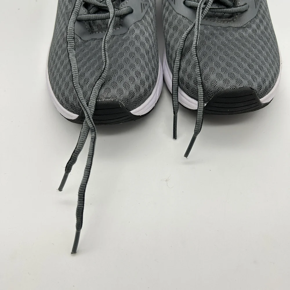 Crane Shoes Mens Size 9.5 Memory Foam Gray Athletic Running Sneakers Aldi 52270